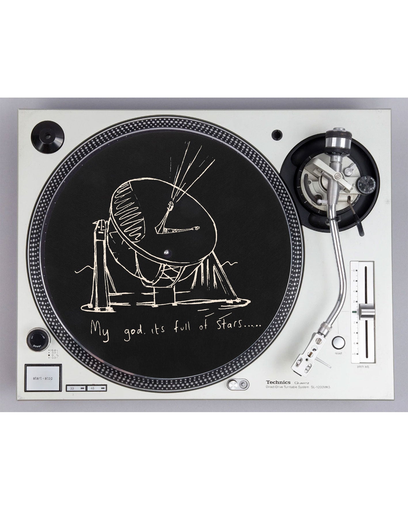 STARS SLIP MAT BLACK