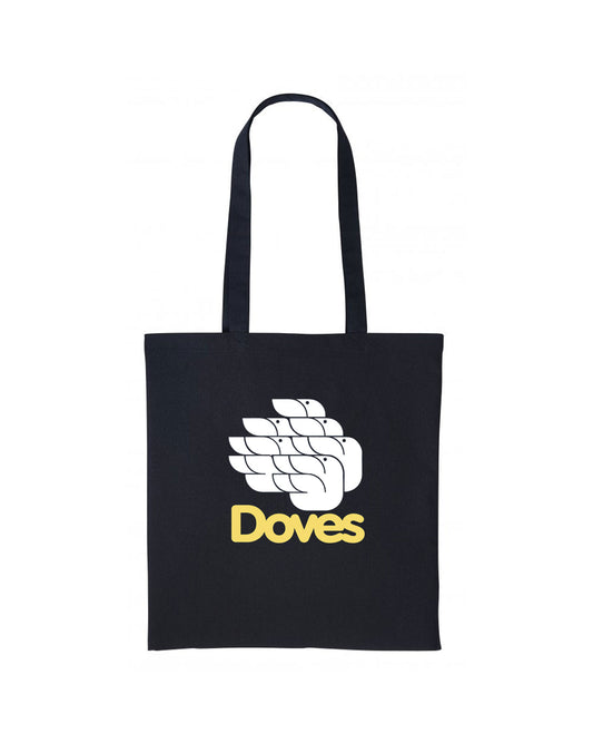 SWEDISH DOVES TOTE BAG BLACK