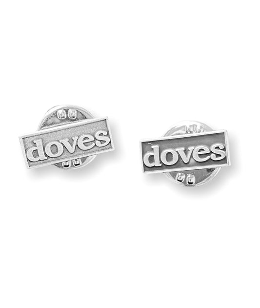 VINTAGE DOVES LAPEL BADGE SET